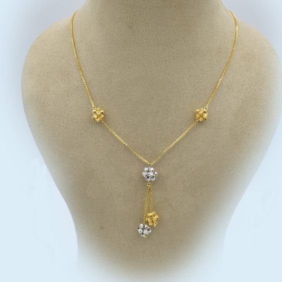 simple gold chain design 7