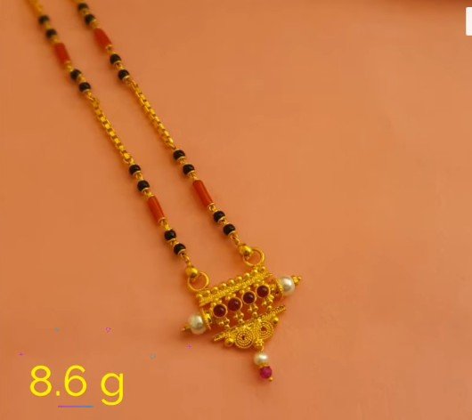 traditional gold mangalsutra designs 16