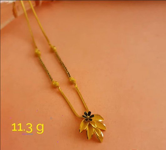 traditional gold mangalsutra designs 17