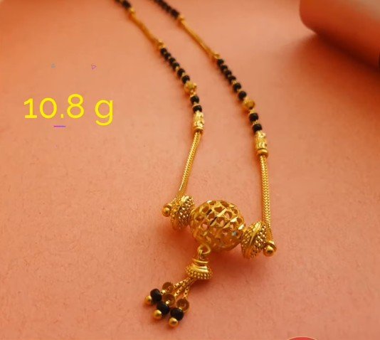 traditional gold mangalsutra designs 3