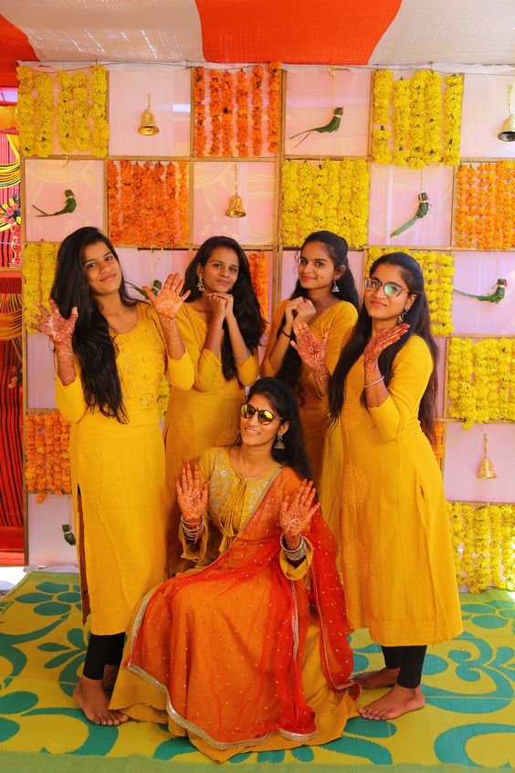 Haldi photoshoot ideas 7