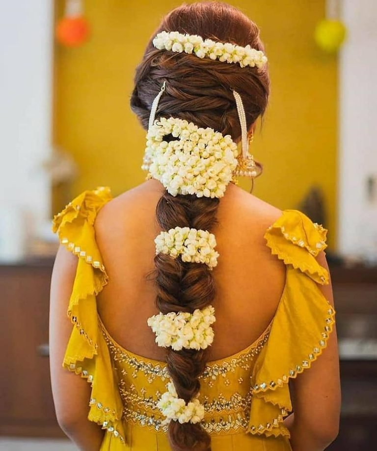 bridal hair bun 1