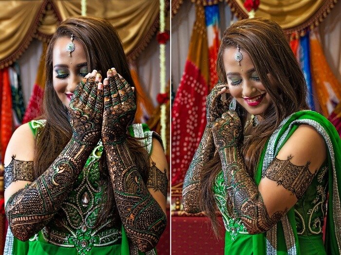 bridal mehndi poses 1