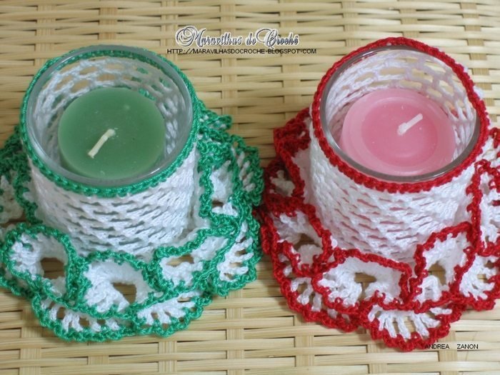 knitting candle holder 18