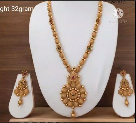 latest gold necklace 13