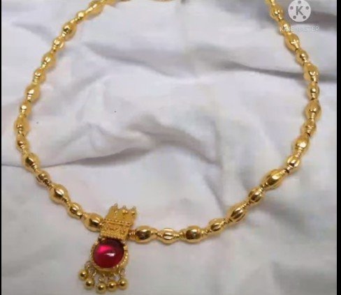 latest gold necklace 15