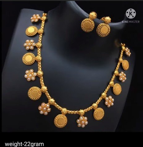 latest gold necklace 2