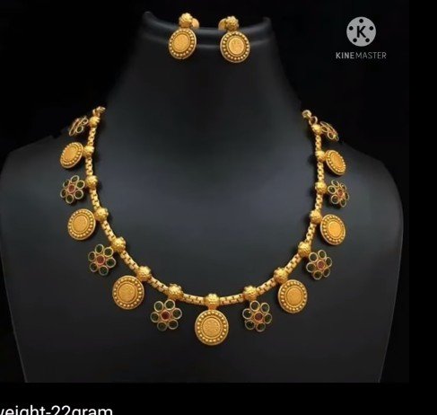 latest gold necklace 7