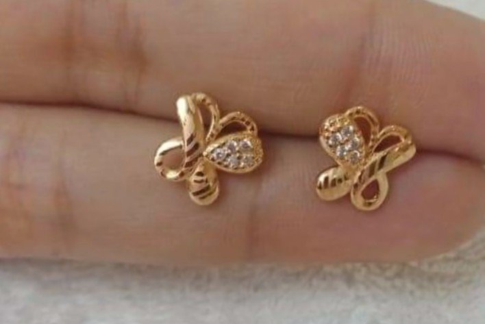 light weight gold earring designs 16