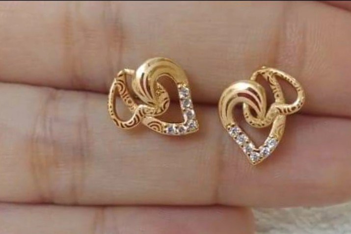 light weight gold earring designs 17