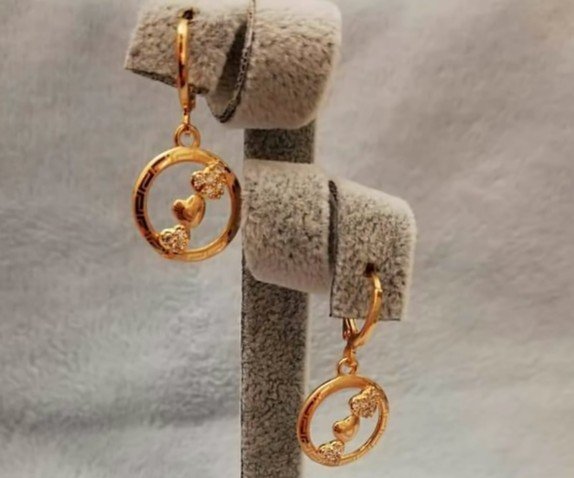 light weight gold earring designs 23