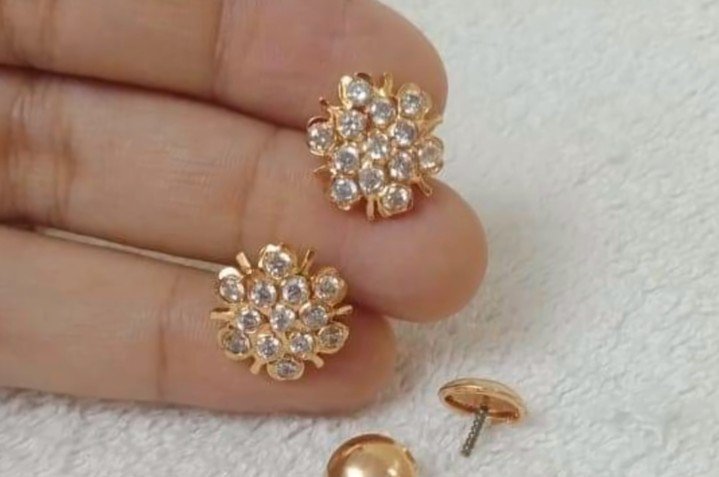 light weight gold earring designs 5