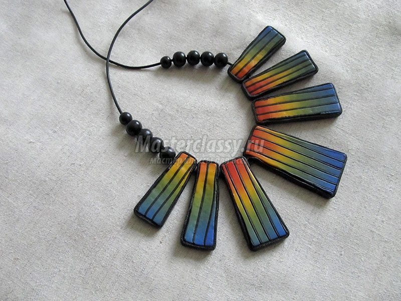 polymer clay necklace 1