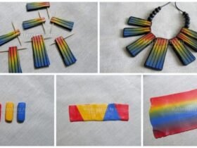 polymer clay necklace a1
