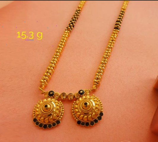 traditional gold mangalsutra designs 1