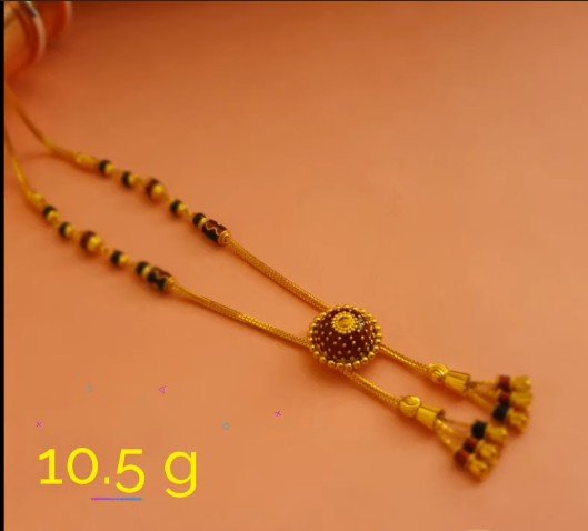 traditional gold mangalsutra designs 15