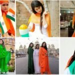 Indian flag color dress a1