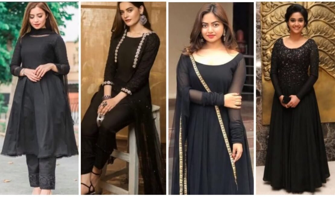 black kurti designs a1