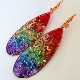 colorful sprinkle earrings 1