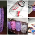 decorating glass vase a1