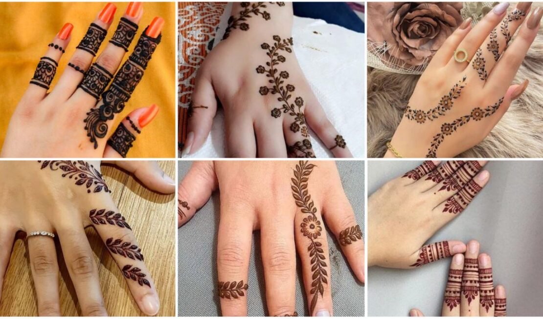 finger mehndi designs a1