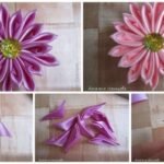 flower from satin ribbon a1