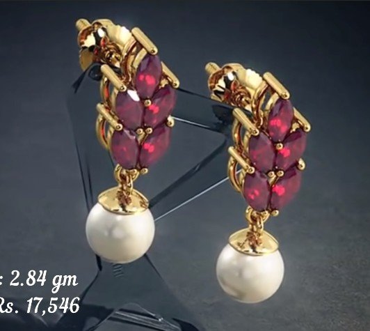 gemstone earring designs 14