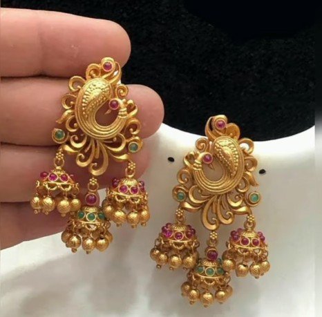 gold earrings designs 20
