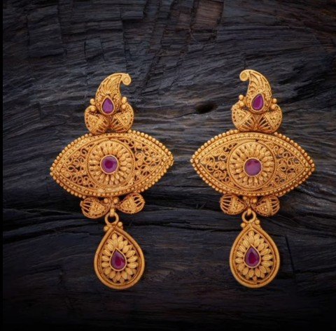 gold earrings designs 7