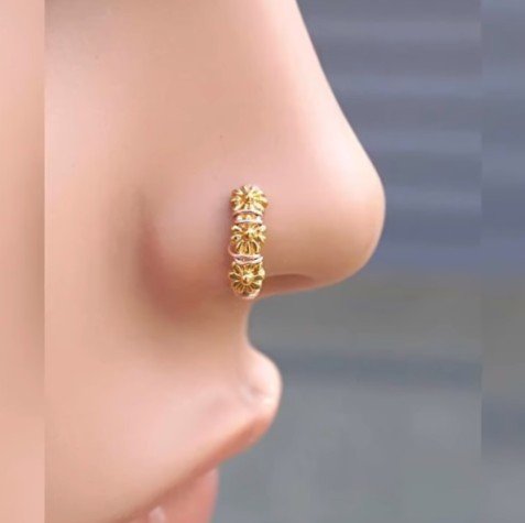 gold nose rings 1