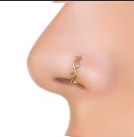 gold nose rings 18