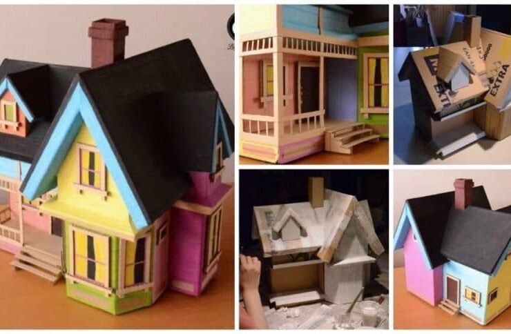 house from cardboard a1