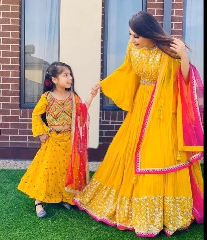 mom and daughter combo dress collection 15