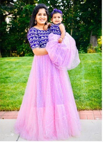 mom and daughter combo dress collection 17