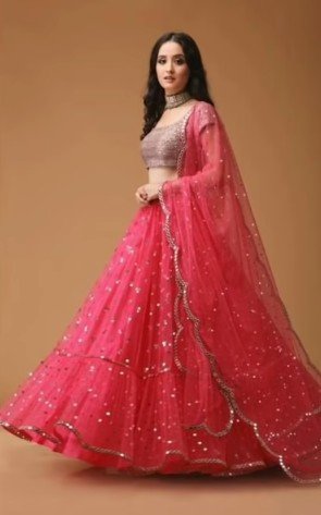 net lehenga design 13