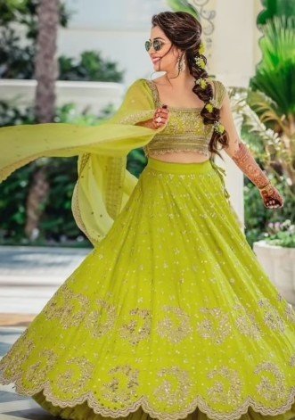 net lehenga design 7