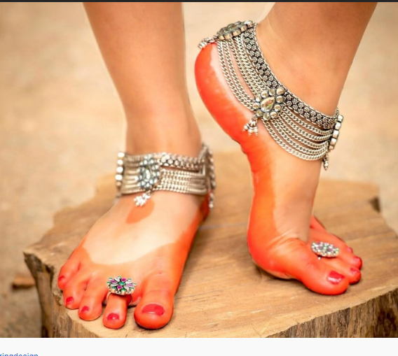 silver anklet design 4