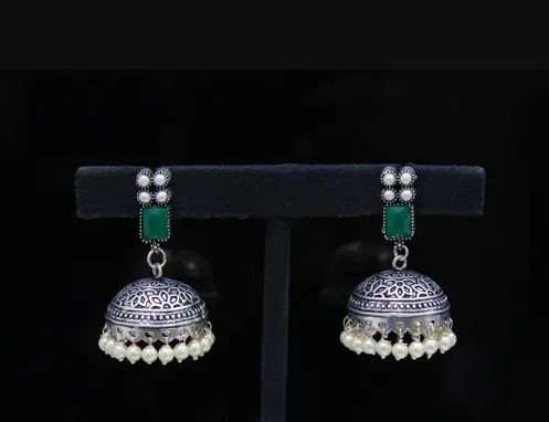 silver jhumka designs 4