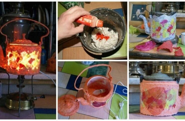 tea light from papier mache a1