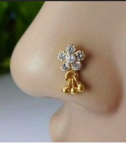 traditional nose pin stud 19