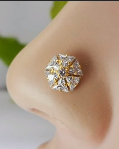 traditional nose pin stud 23