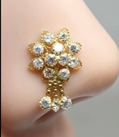 traditional nose pin stud 24