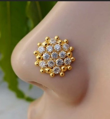 traditional nose pin stud 25
