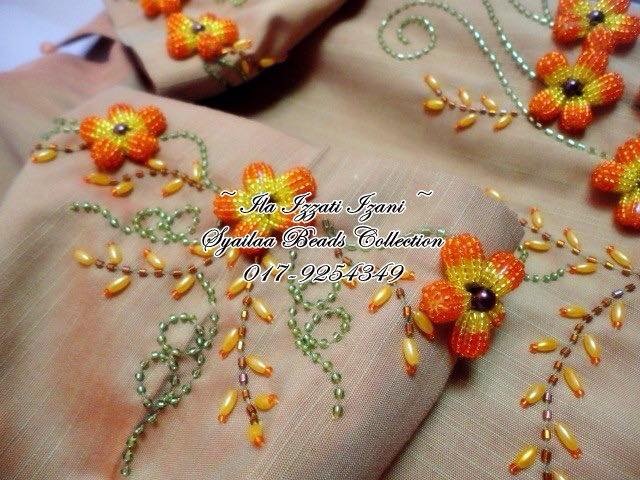 bead embroidery flower 19