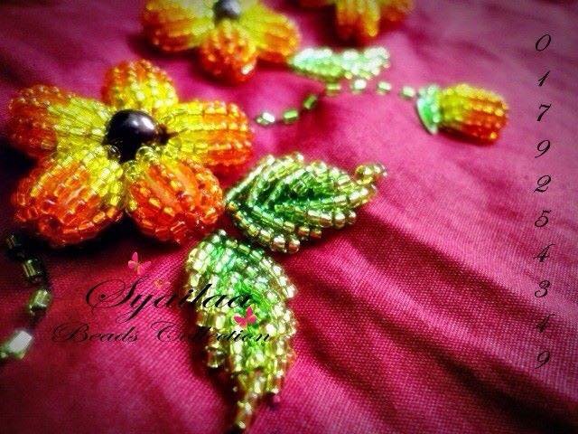 bead embroidery flower 21