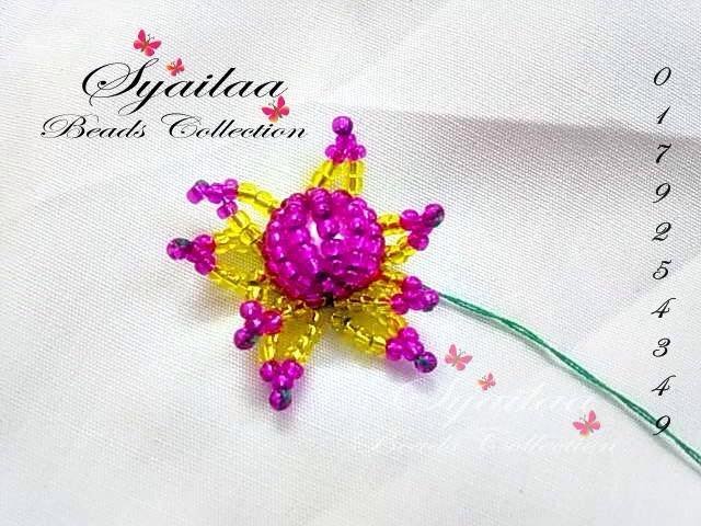 bead embroidery flower 8