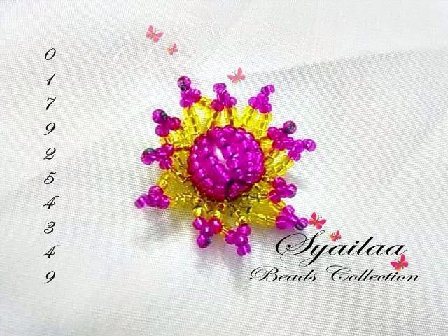 bead embroidery flower 9