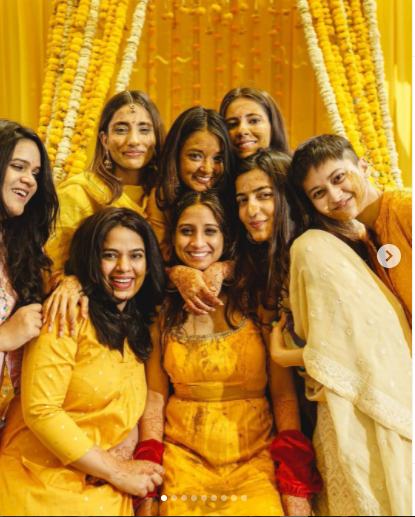 bridal outfit ideas for haldi ceremony 13