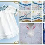 embroidered puff frock a1