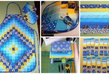 patch work apron a1